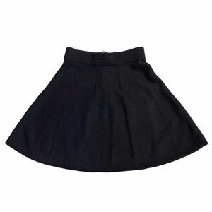 CYNTHIA ROWLEY‎ Poodle Circle  Skirt Black Size Small